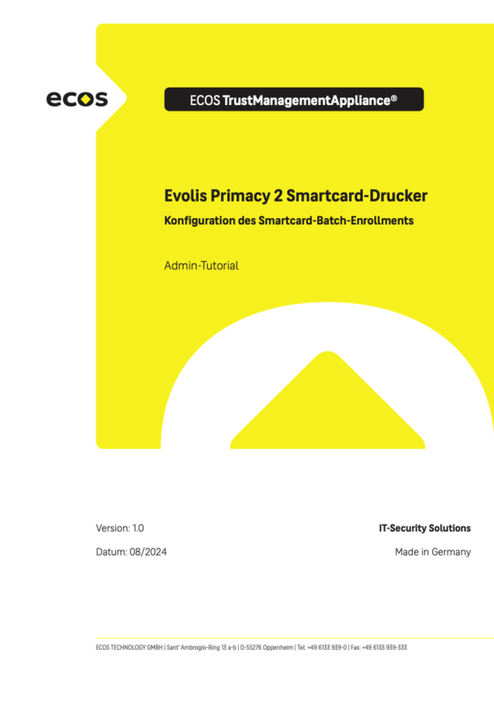 Admin-Tutorial: Evolis Primacy Smartcard-Drucker