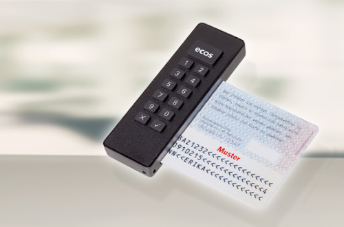 Abbild von Secure Boot Stick GX mit eingesteckter ID Karte